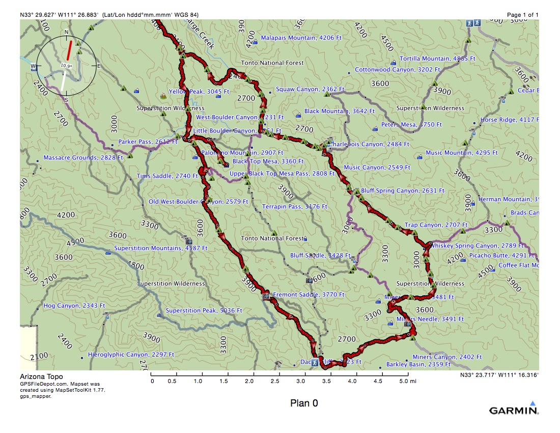 Peralta trail map hotsell